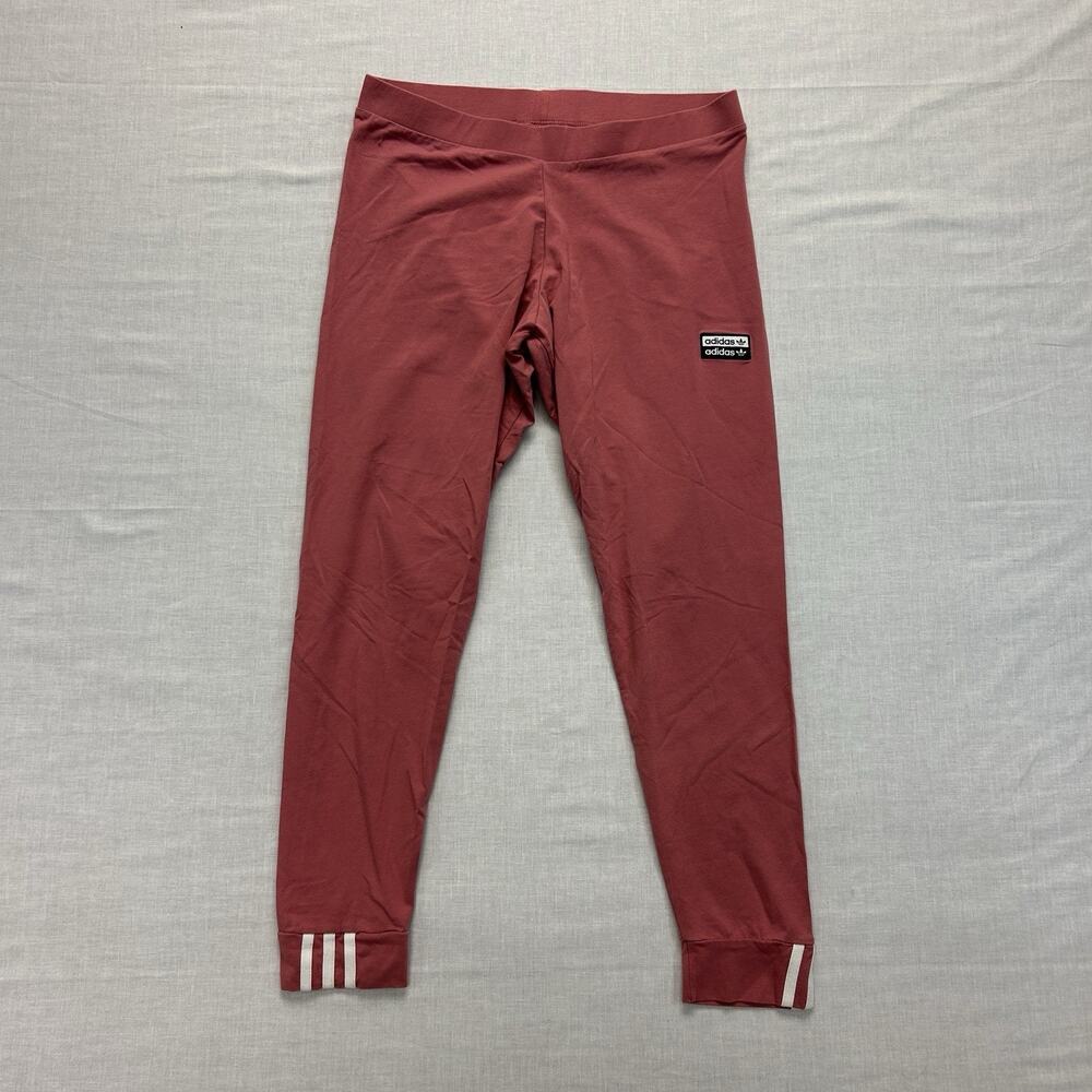 Adidas Originals V-Ocal Tight Leggings Womens Size Large Trace Maroon Athletic
